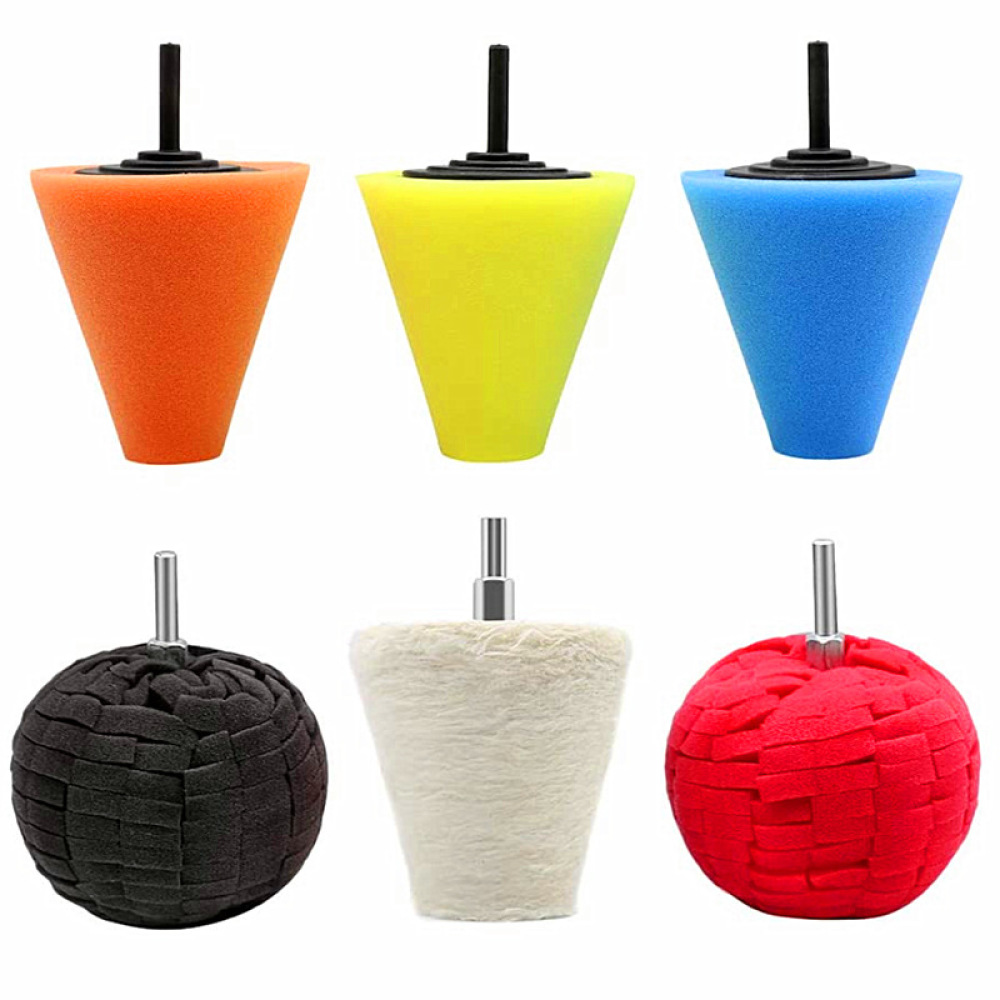 Car Buffing Tool Sponge Cone P - Polish Pad Set Buffer ulasan dan harga