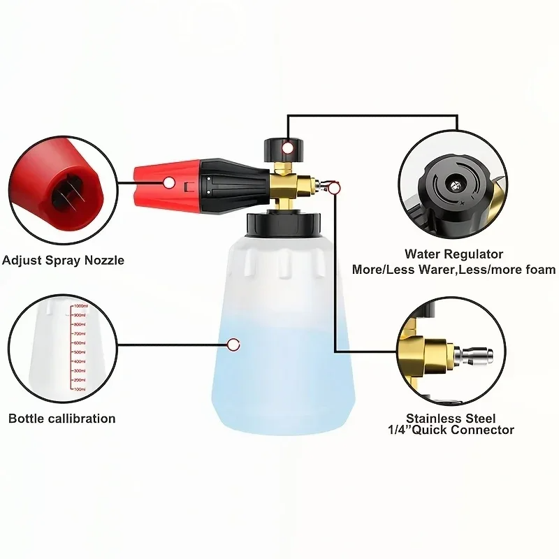 High Pressure PA Foam Cannon A - Foam Cannon Car Wash ulasan dan harga