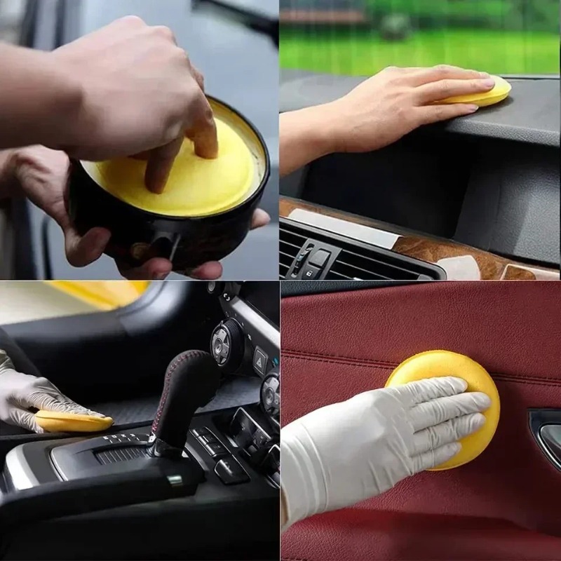 6PCS Car Care Foam Wax Applica - Wax Applicator Pad ulasan dan harga