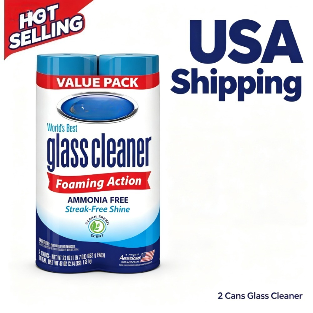 Glass Cleaner Foaming Aerosol  - Glass Cleaner Streak ulasan dan harga