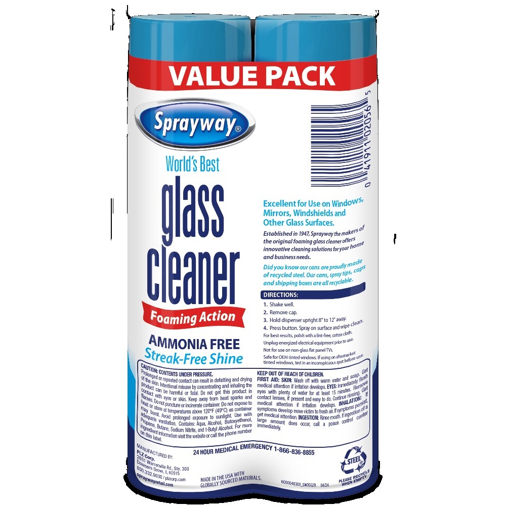 Glass Cleaner Foaming Aerosol  - Glass Cleaner Streak ulasan dan harga