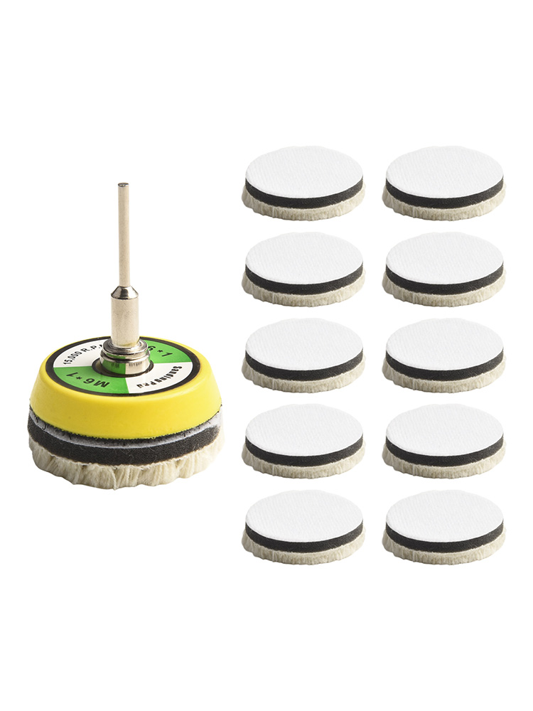 Buffing Pads Wool Polishing Pa - Polish Pad Set Buffer ulasan dan harga