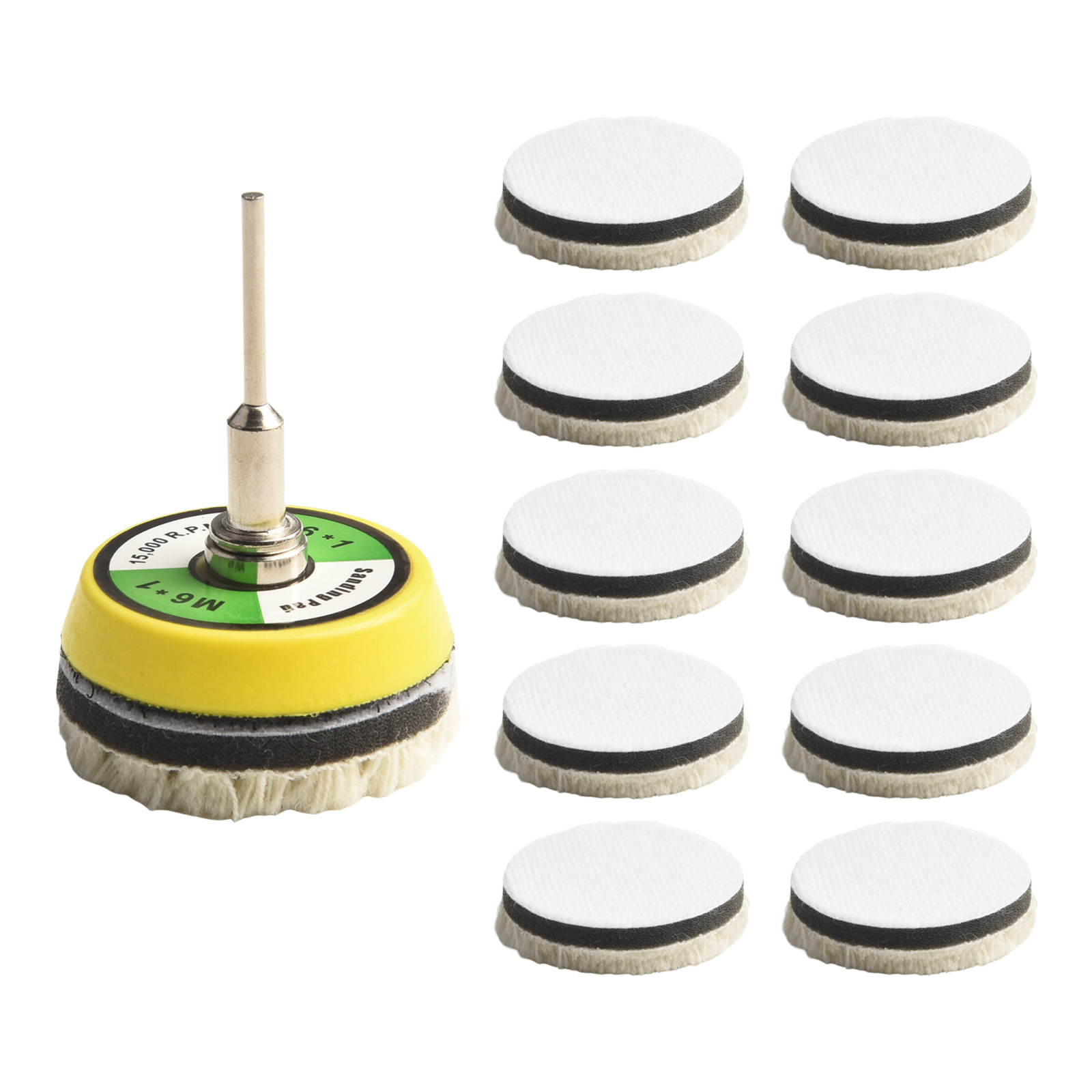 Buffing Pads Wool Polishing Pa - Polish Pad Set Buffer ulasan dan harga