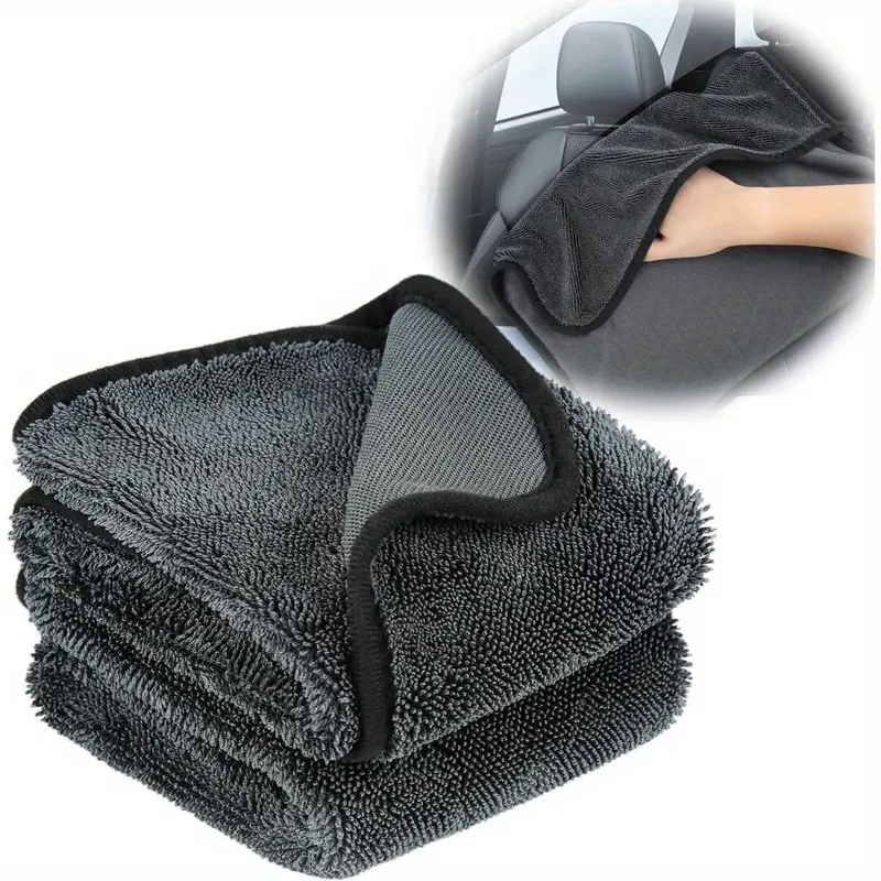 1/5pcs Heavy-Duty Car Towel 12 - Microfiber Towel Detailing ulasan dan harga