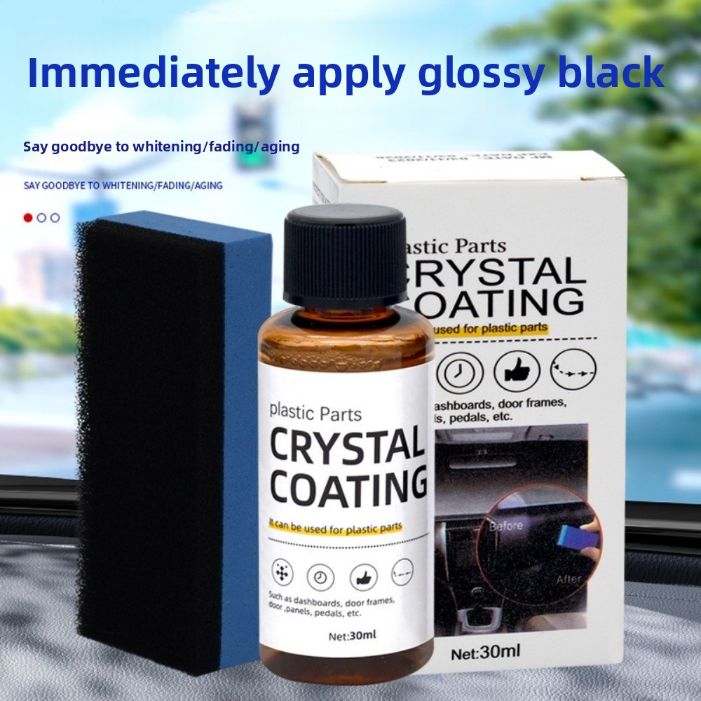 New Durable Crystal Coating Re - Trim Restorer Plastic ulasan dan harga
